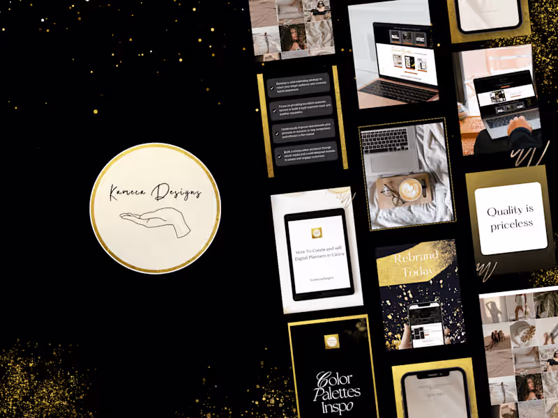 Cover image for Social Media Marketing & Copywriting Showcase | Kameca Designs