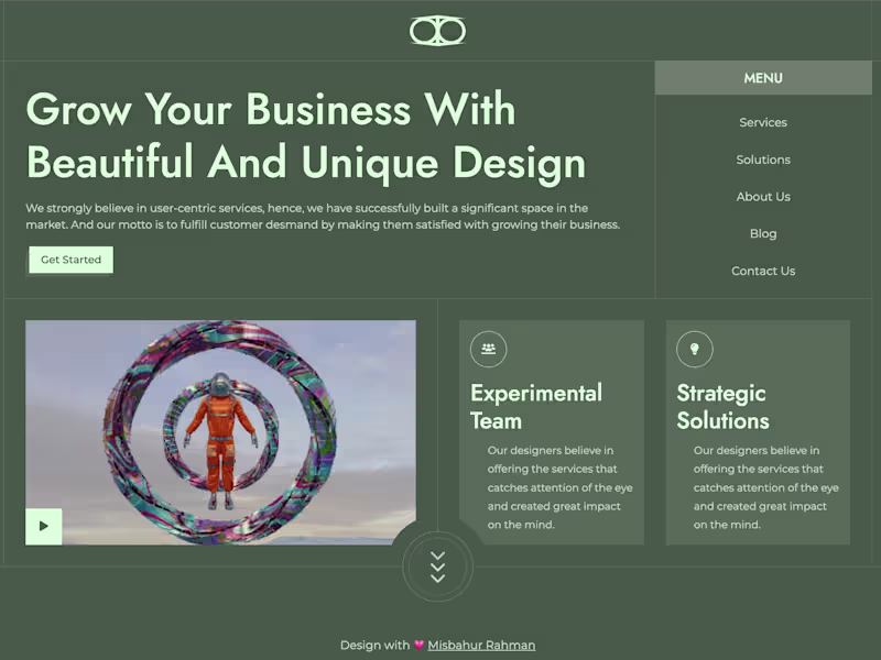 Cover image for MindInventory Hero Section Design