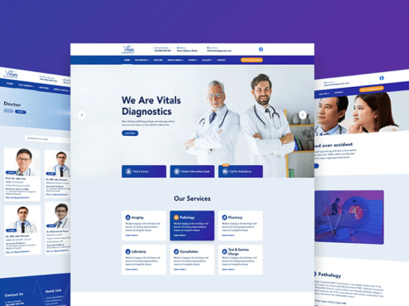 Cover image for Website Landing Page Design