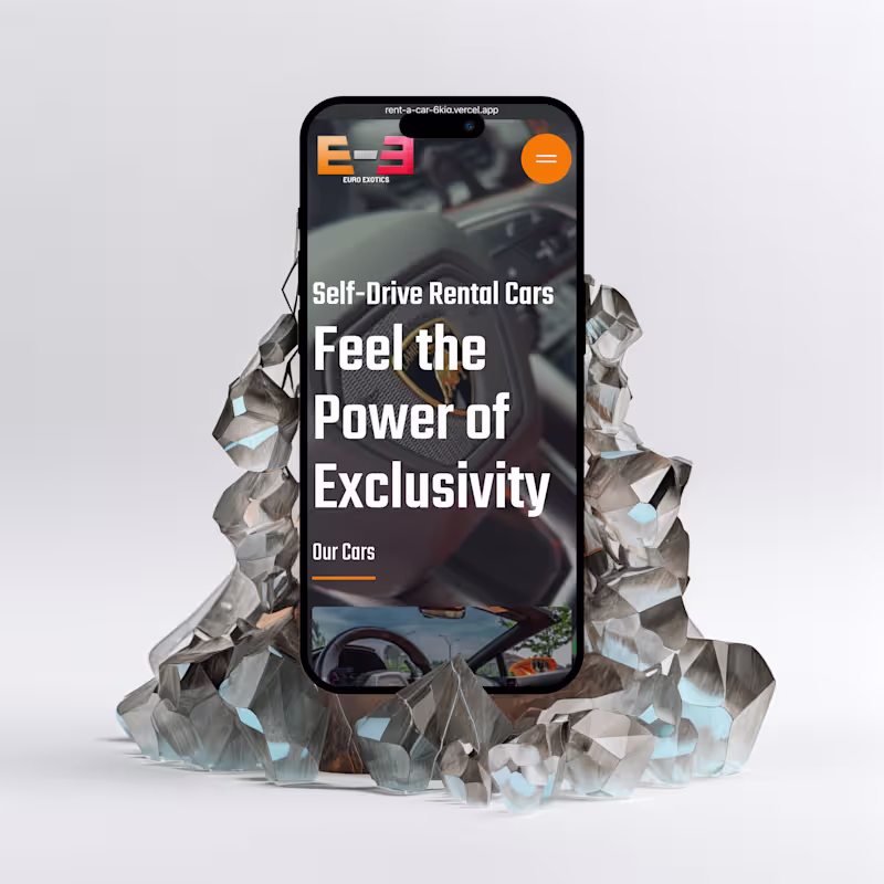 Cover image for New luxury rent-a-car website template built for euro-exotic...