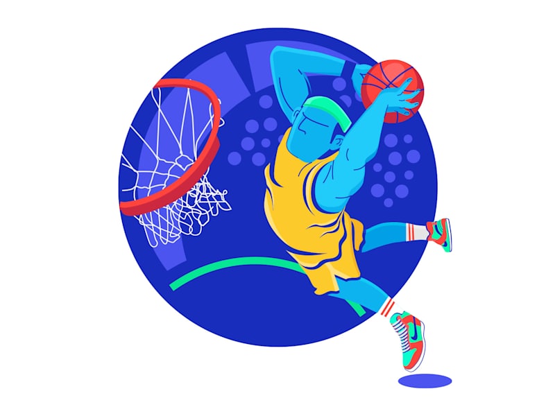 Cover image for Basketball Players Illustration Series