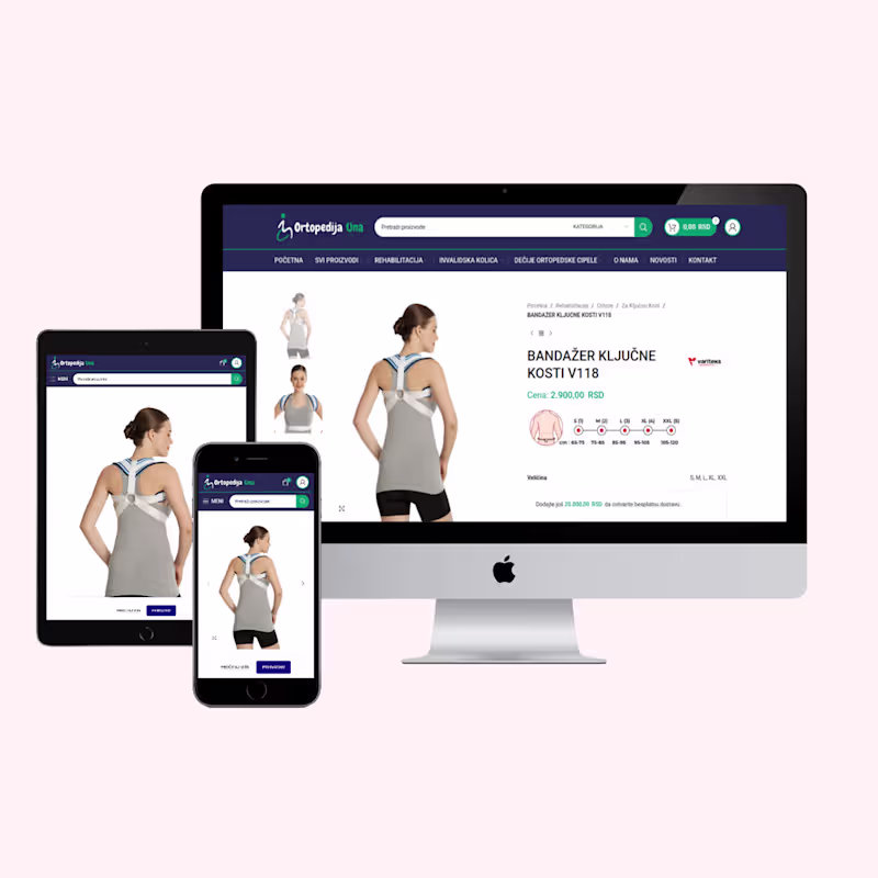 Cover image for Orthopedic Products — WooCommerce Store Setup