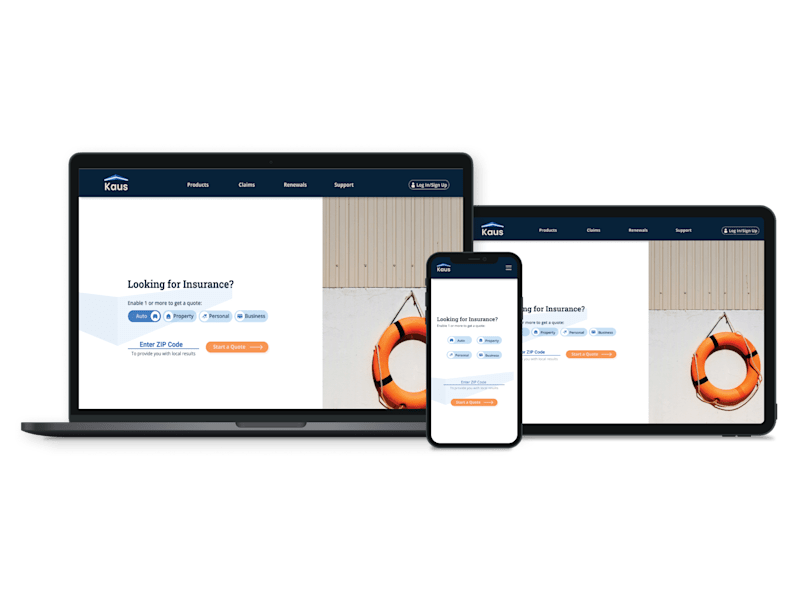 Cover image for Responsive Website and Logo Design for an Insurance Company