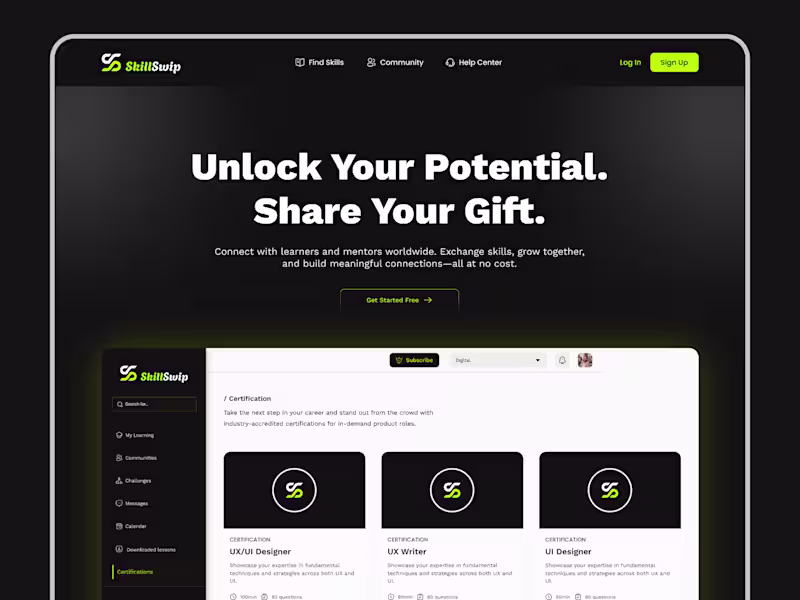 Cover image for UX/UI Designer for Web, App & SaaS
