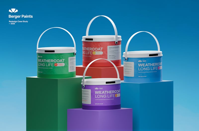 Cover image for Berger Paints — Redesign Case Study :: Behance