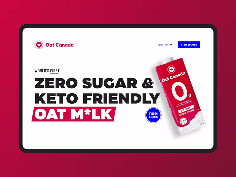 Cover image for Oat Canada · Website (React)
