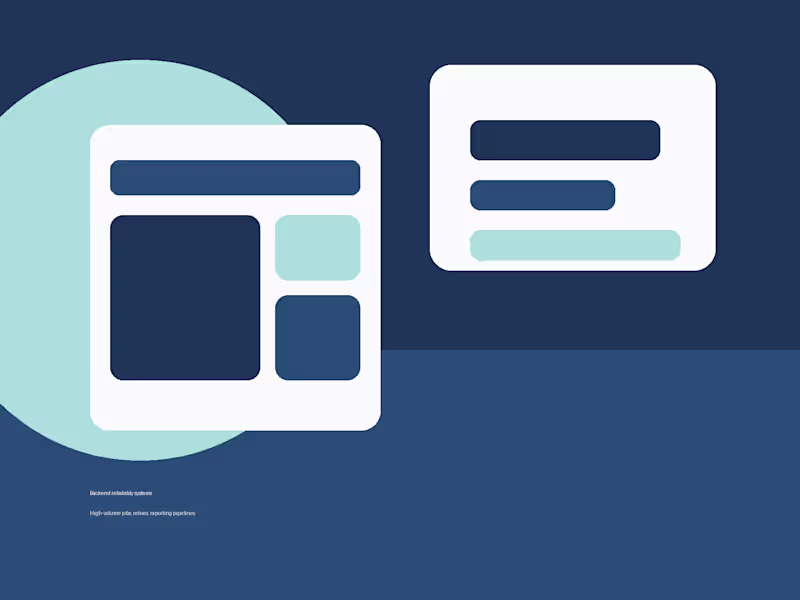 Cover image for Backend automation and reliability fixes