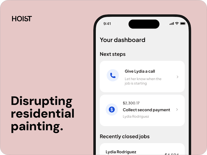 Cover image for Hoist: The First Remote Sales Tool for Home Services