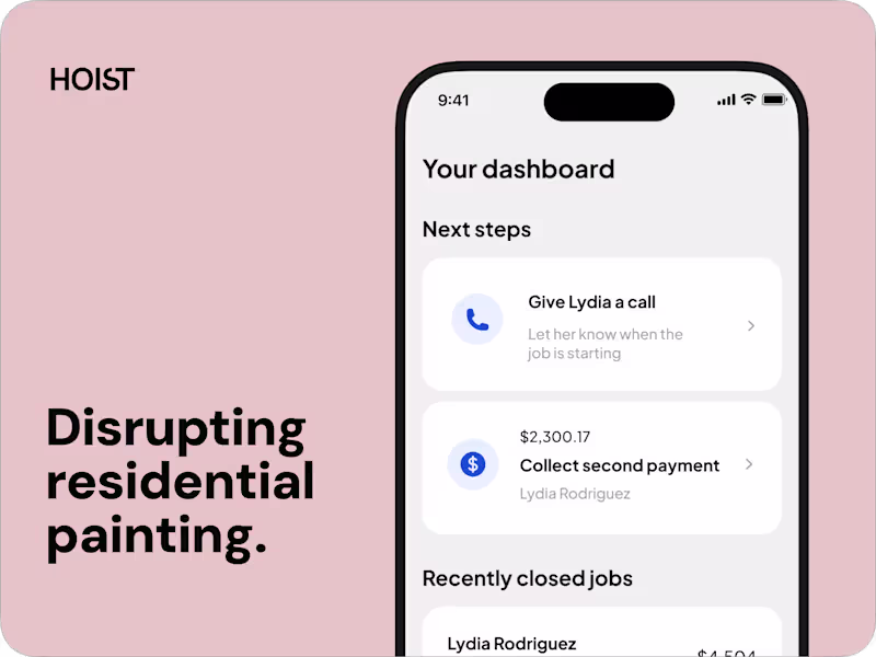 Cover image for Hoist: The First Remote Sales Tool for Home Services