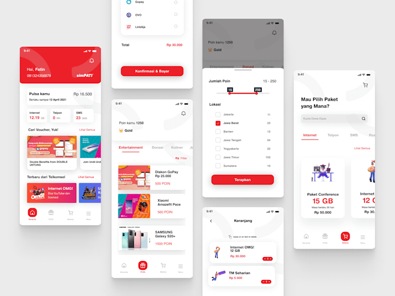 Cover image for MyTelkomsel App Redesign