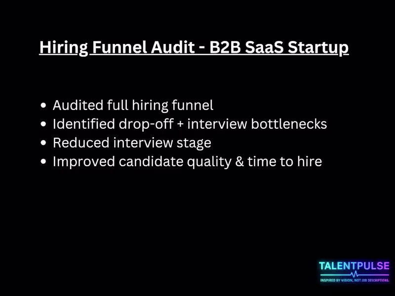 Cover image for Hiring Funnel Audit - B2B