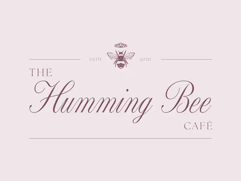 Cover image for The Humming Bee Cafe | Cafe Brand & Web Design