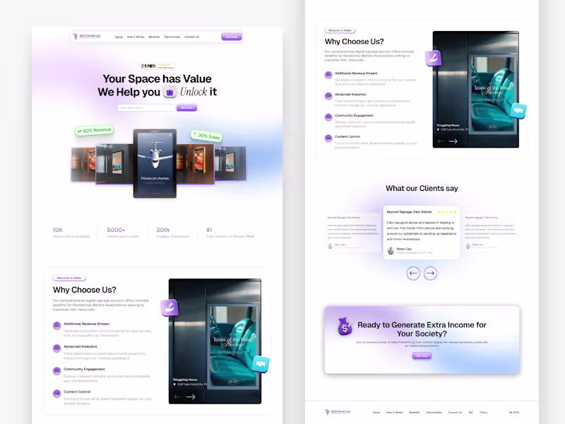 Cover image for Digital Signage Website