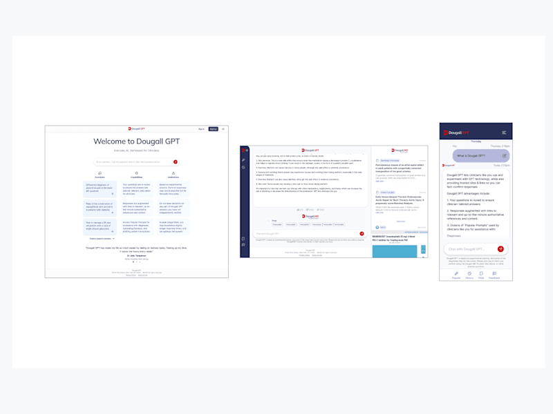 Cover image for Designed new AI product for healthcare professionals