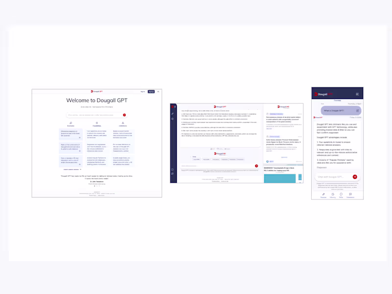 Cover image for Designed new AI product for healthcare professionals