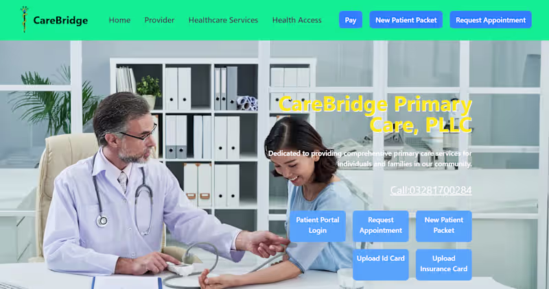 Cover image for CareBridge is a healthcare services