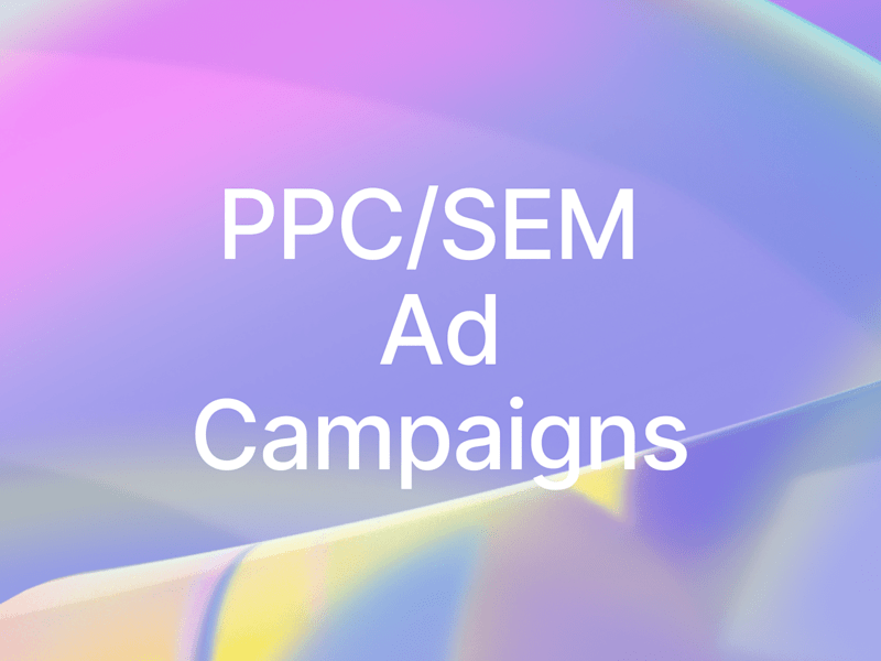Cover image for PPC/SEM Campaigns 