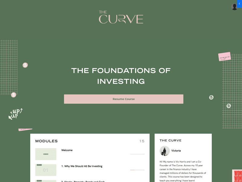Cover image for Online Course Build on Kajabi