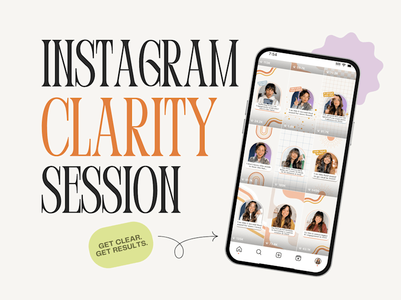 Cover image for Instagram Clarity Session: Get Clear & Grow Your Influence