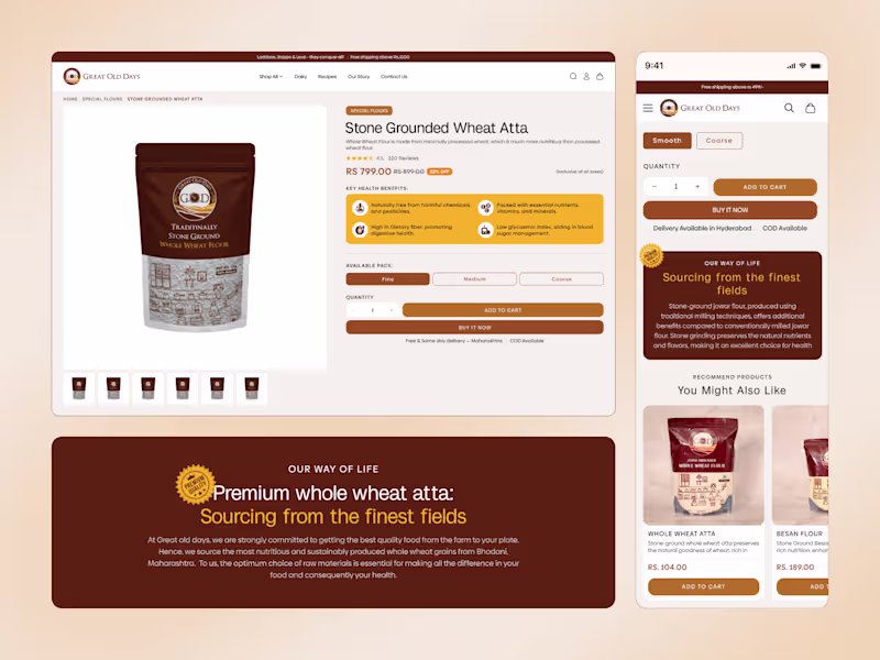 Cover image for Designed a clean and easy-to-use