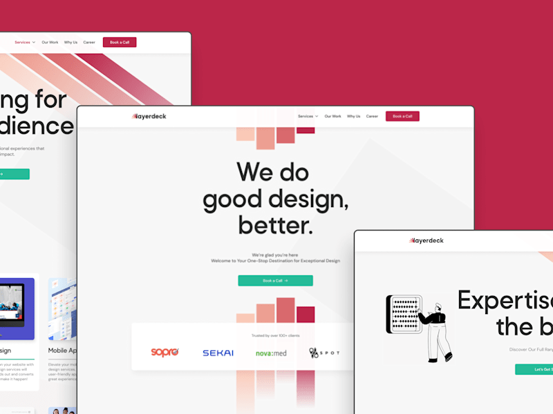 Cover image for Design Agency - Website UI/UX Design