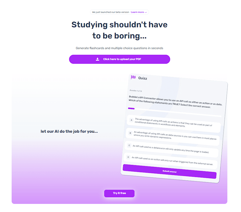 Cover image for AI-Powered Study Platform