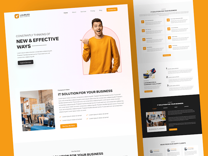 Cover image for Digital Marketing Website