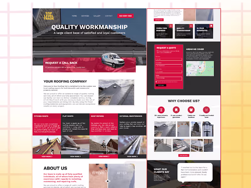 Cover image for High conversion landing page to get more leads