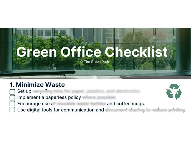 Cover image for Green Office Checklist