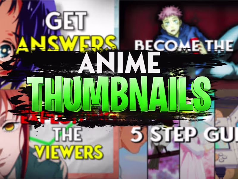 Cover image for YouTube Anime Thumbnails - Stand Out. Get Clicks. See Results.