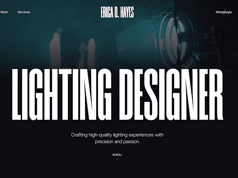 Cover image for Webflow Customization: Concert Lighting Designer