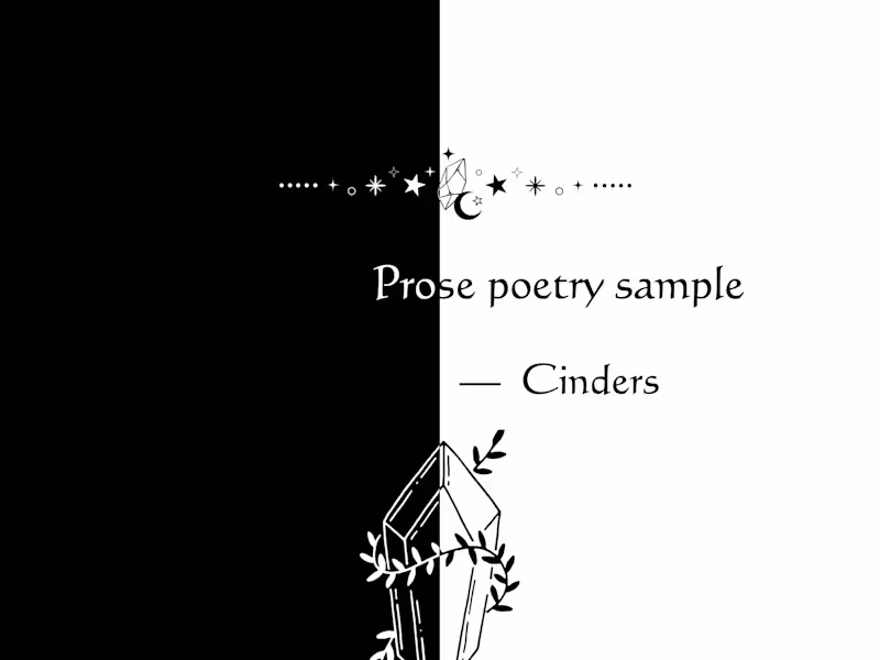 Cover image for Prose poetry on Reflection and