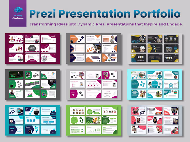 Cover image for Professional & Creative Prezi Presentation Design for Business