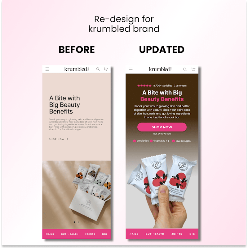 Cover image for Page Re-design