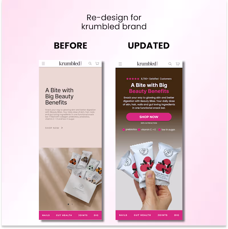 Cover image for Page Re-design