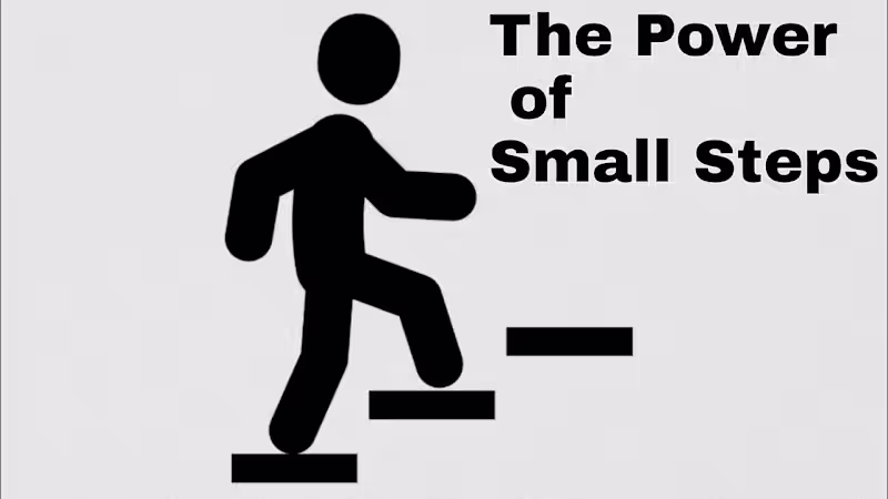 Cover image for The Power of Small Steps | Motivational Stick Figure Animation