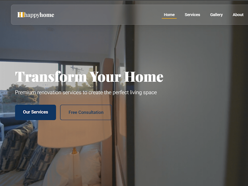 Cover image for Happy Home | Room Renovation & Interior Decoration Made Simple