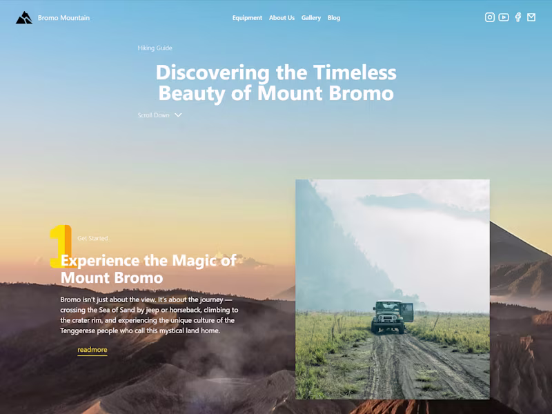 Cover image for GitHub - niarkusmanadi/bromo: The project begins as a simple we…