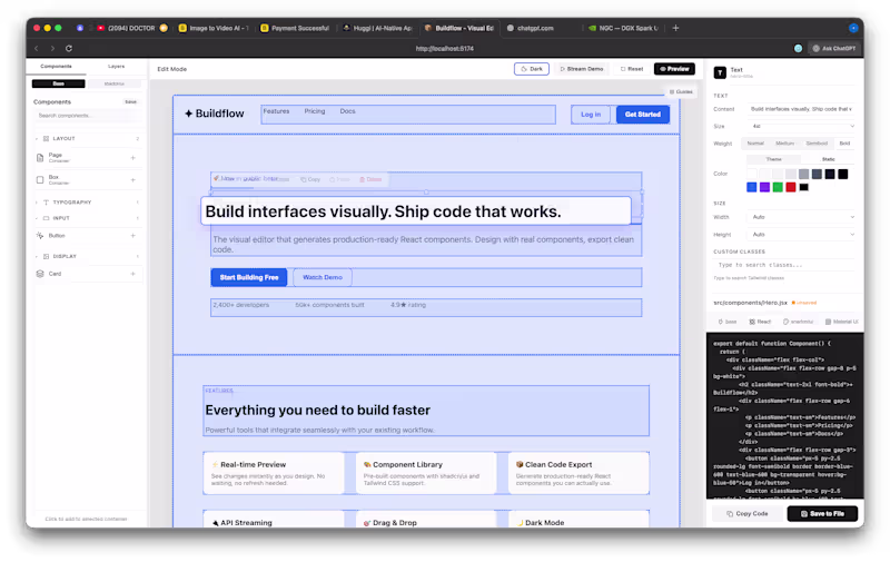 Cover image for real-time vibe coding builder with