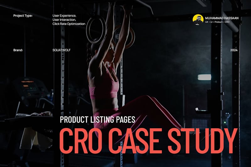 Cover image for CRO Case Study - Product Listing Page - SQUATWOLF
