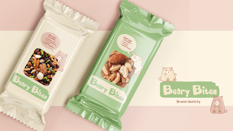 Cover image for BEARY BITES - Brand Identity