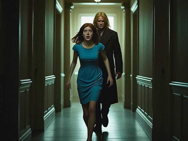 Cover image for THE MAN BY THE HALLWAY