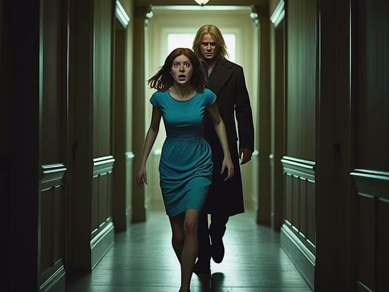 Cover image for THE MAN BY THE HALLWAY