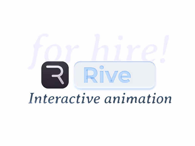 Cover image for Rive Interactive Animation