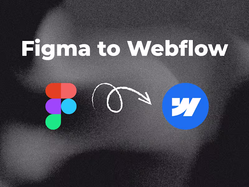 Cover image for  Figma to Webflow