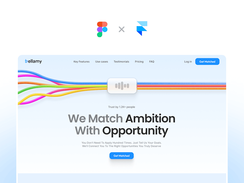 Cover image for  Bellamy.ai · Landing page des & dev in Framer
