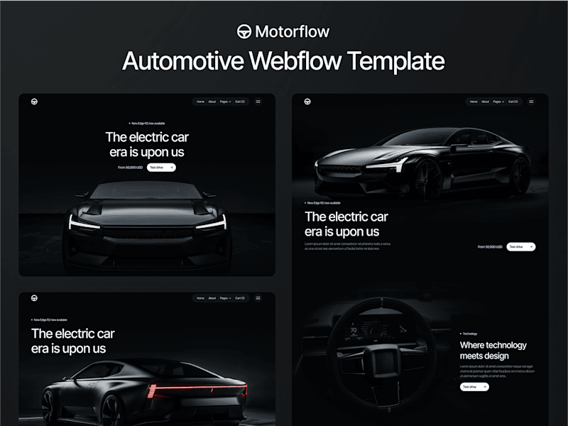 Cover image for Webflow - Motorflow Automotive
