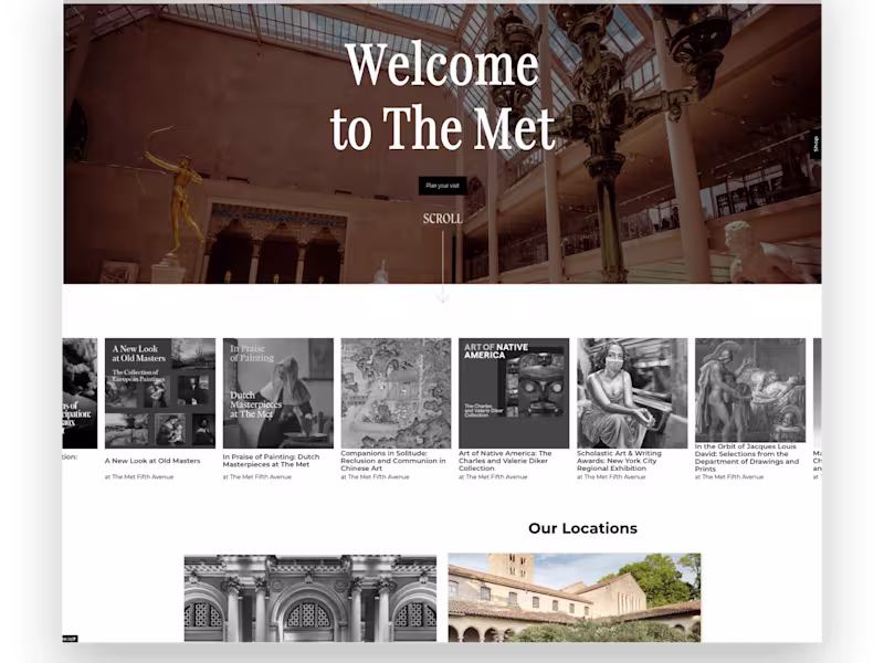 Cover image for MET museum redesign challenge