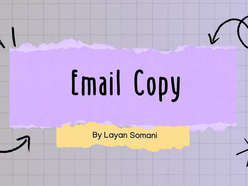 Cover image for Email Copy
