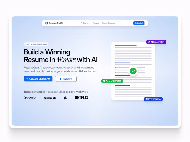 Cover image for Figma Landing Page Design